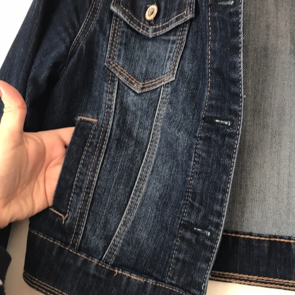 NWOT dark denim jean jacket size S Maurice’s - Picture 5 of 7